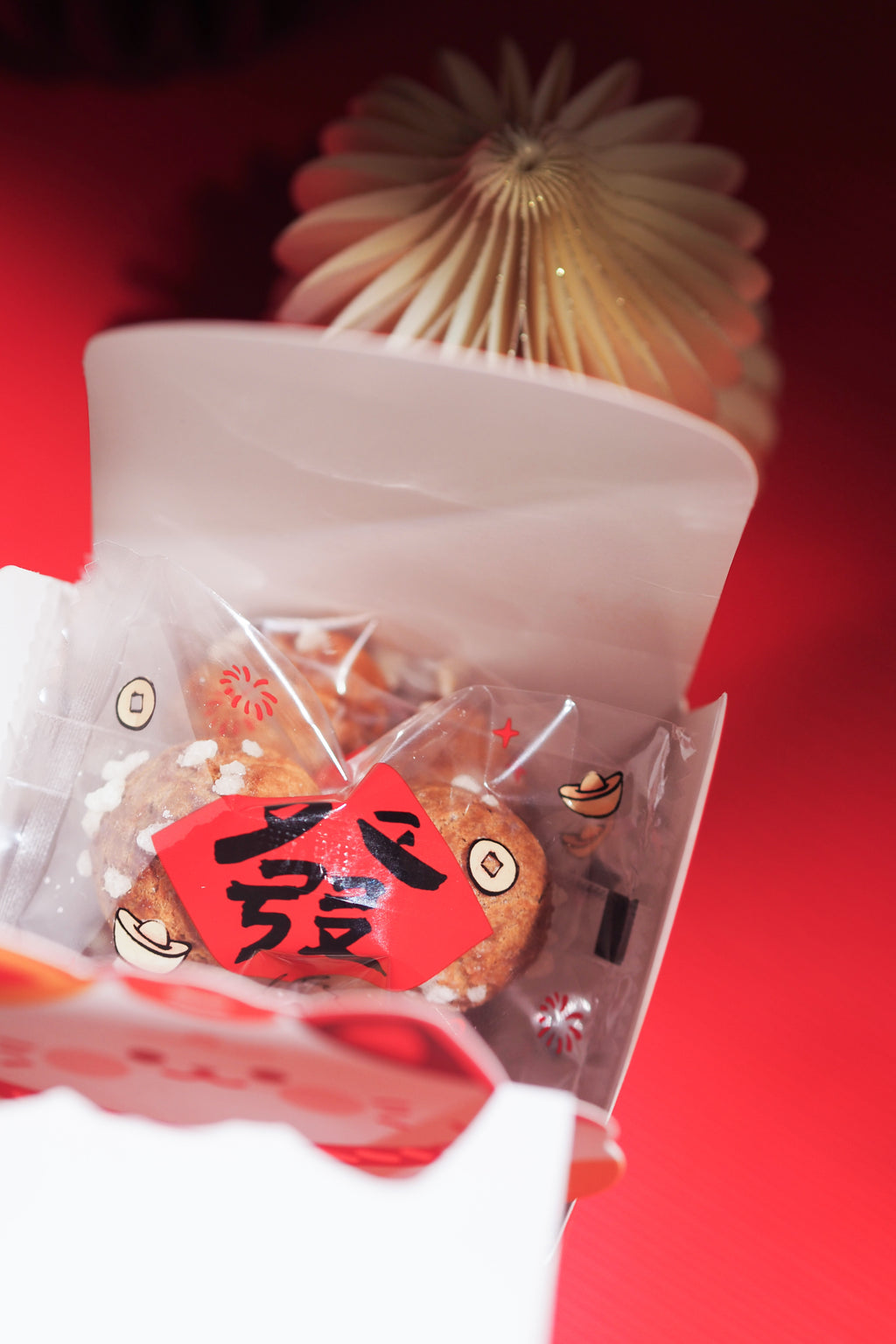 ✧新年禮盒✧ 新年招財貓禮盒 (5件曲奇/8件珍珠泡芙）