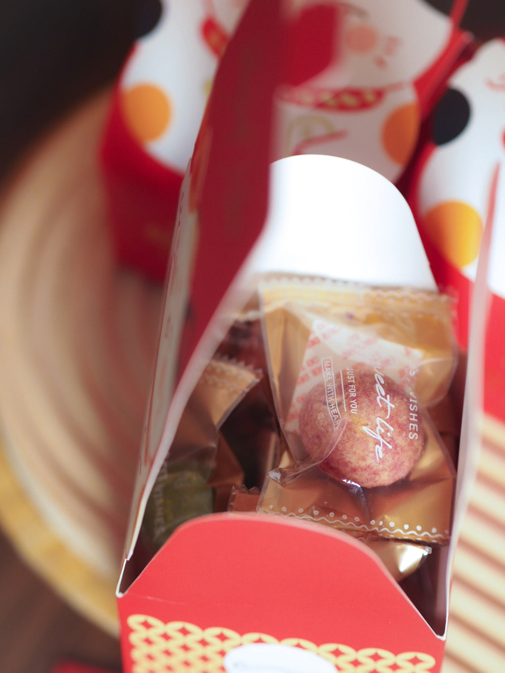 ✧新年禮盒✧ 新年招財貓禮盒 (5件曲奇/8件珍珠泡芙）